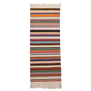 گلیم دستبافت یک و نیم متری مدل دکوراتیو کد 4030785