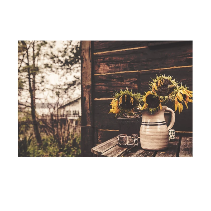 تابلو شاسی جوان مدل گل آفتاب گردان