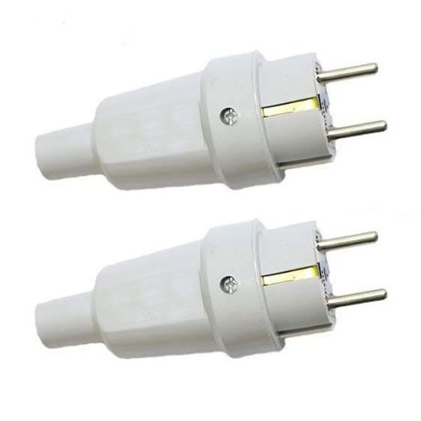 دوشاخه برق مدل صنعتی مجموعه دو عددی