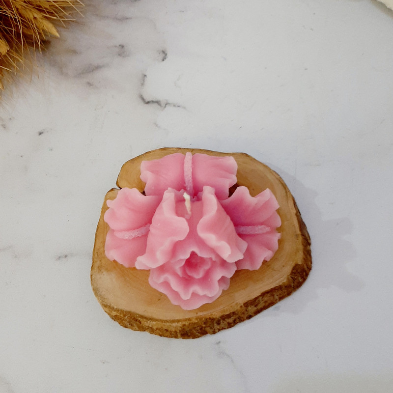 شمع مدل زنبق مجموعه 2 عددی