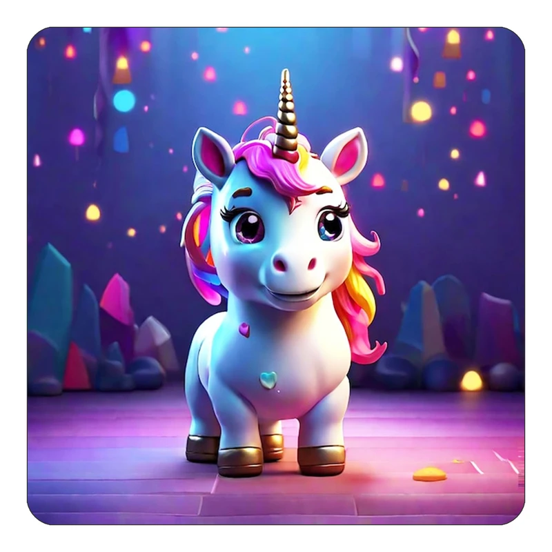 مگنت کاکتی طرح اسب تک شاخ و یونیکورن مدل mp30900