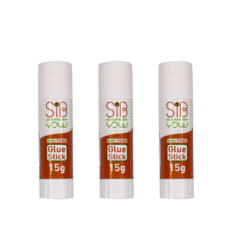 چسب ماتیکی سیب کد 15 بسته 3 عددی