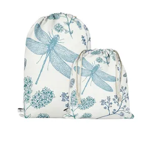 کوله پشتی ورزشی مدوپد طرح سنجاقک و برگ گل مدل PAT00040 بسته 2 عددی