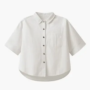 شومیز آستین سه ربع یقه انگلیسی زنانه مدل ساده کد IP58.1