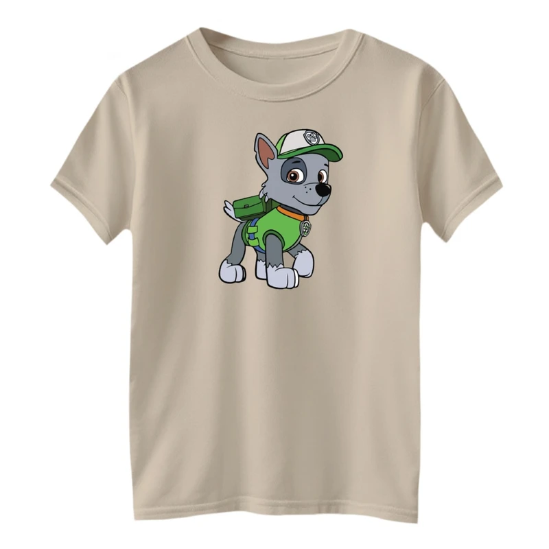 تی شرت آستین کوتاه بچگانه مدل سگ نگهبان کد 05