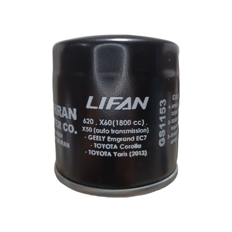 فیلتر روغن خودرو بهران فیلتر مدل GS1153 مناسب برای لیفان 620
