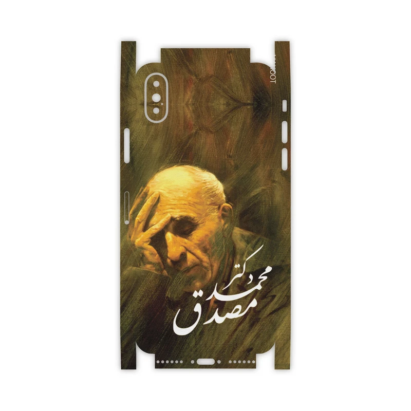 برچسب پوششی ماهوت مدل Dr-Mosadeq-FullSkin مناسب برای گوشی موبایل اپل iPhone X