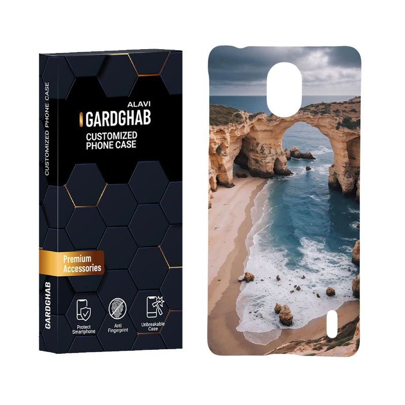 کاور گارد قاب علوی مدل منظره و طبیعت مناسب برای گوشی موبایل نوکیا 1Plus