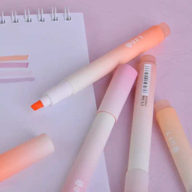 ماژیک علامت گذار مدل پاستلی بسته 4 عددی