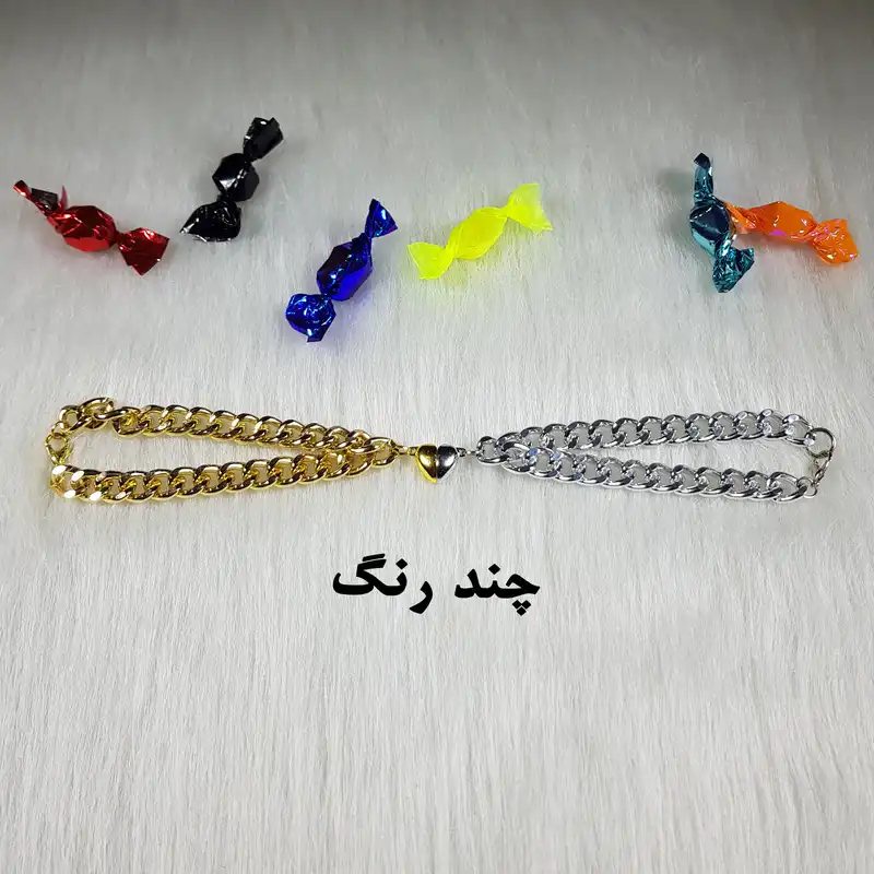 دستبند زنانه و مردانه مدل دوستي كد LV69 مجموعه 2 عددي