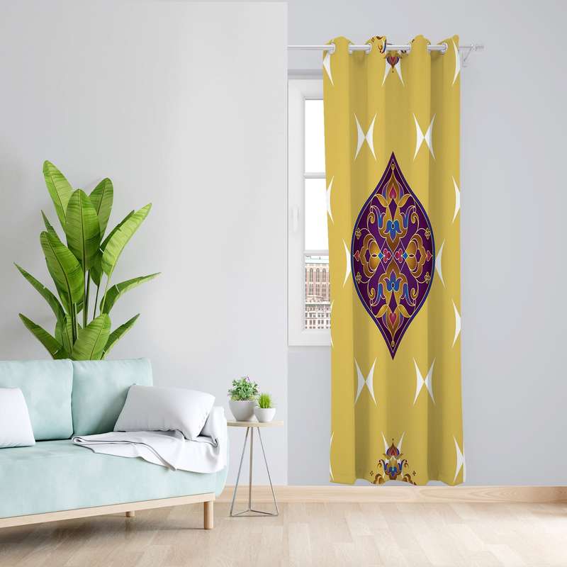 پرده مدل مخمل پانچی کد 1257سایز 140x200 سانتی متر
