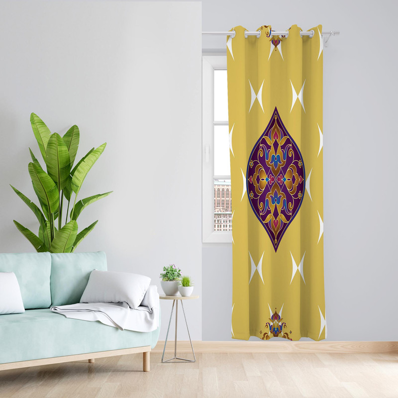 پرده مدل مخمل پانچی کد 1257سایز 140x200 سانتی متر