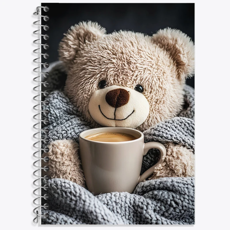 دفتر نت موسیقی 50 برگ خندالو طرح خرس کیوت کد F5870