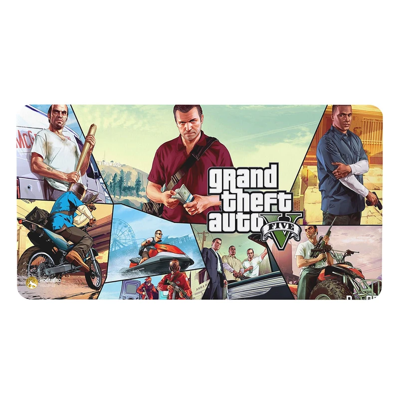 ماوس پد مخصوص بازی هومرو مدل MX215 طرح بازی جی تی ای GTA V