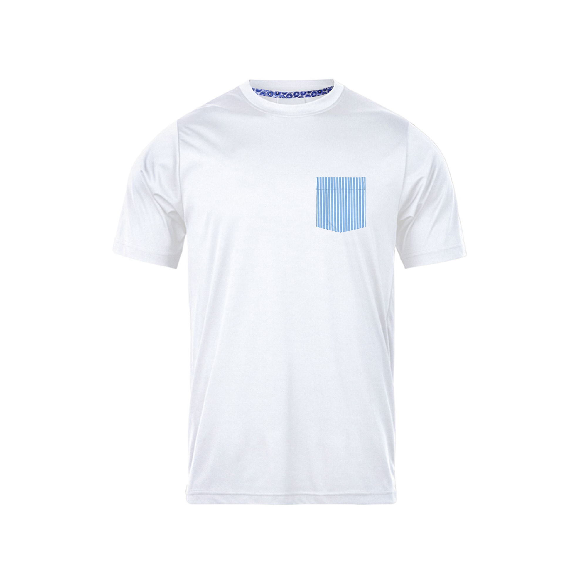 تی شرت آستین کوتاه مردانه رانژ مدل  جیب دار 23RA04 – 407 رنگ سفید