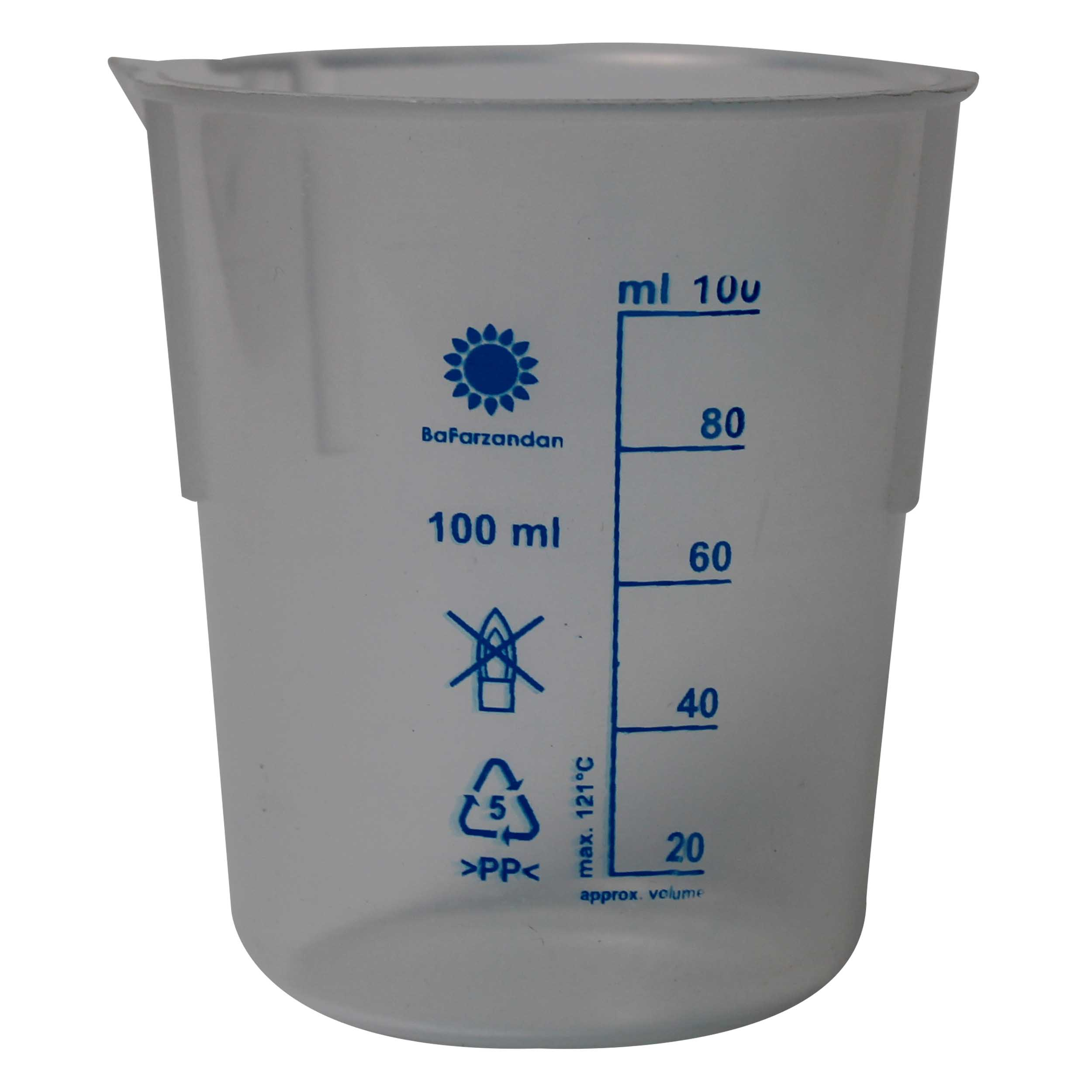 بشر آزمایشگاهی مدل conical ظرفیت 100 میلی لیتر