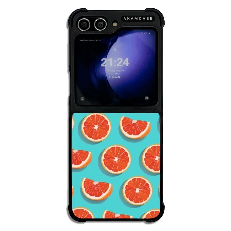 کاور آکام مدل AMCWSGZFLIP5-FRUIT8 مناسب برای گوشی موبایل سامسونگ Galaxy Z Flip 5