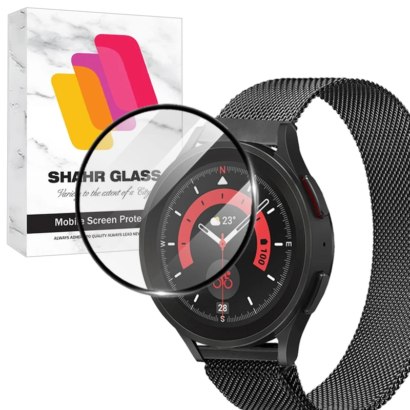 محافظ صفحه نمایش شهر گلس مدل SWPM مناسب برای ساعت هوشمند سامسونگ Galaxy Watch 5 Pro / SM-R925F