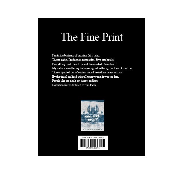کتاب The Fine Print اثر Lauren Asher انتشارات نبض دانش