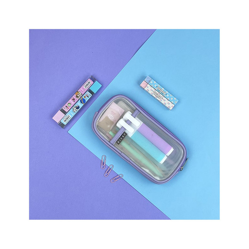 جامدادی کیفت مدل شفاف توری