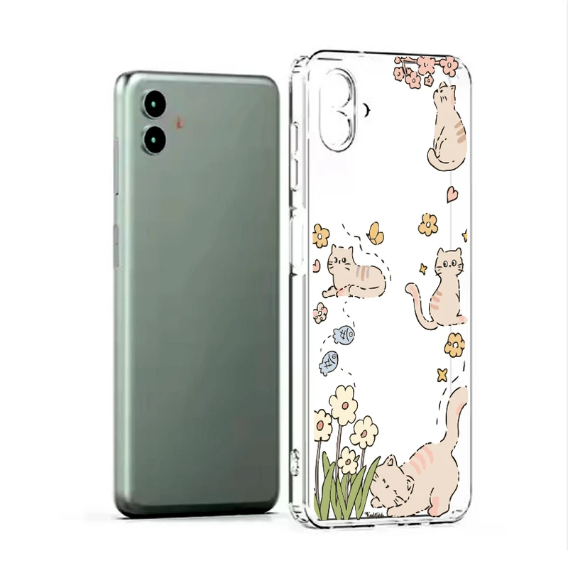 کاور مدل Cat & Flower مناسب برای گوشی موبایل اپل IPhone 16