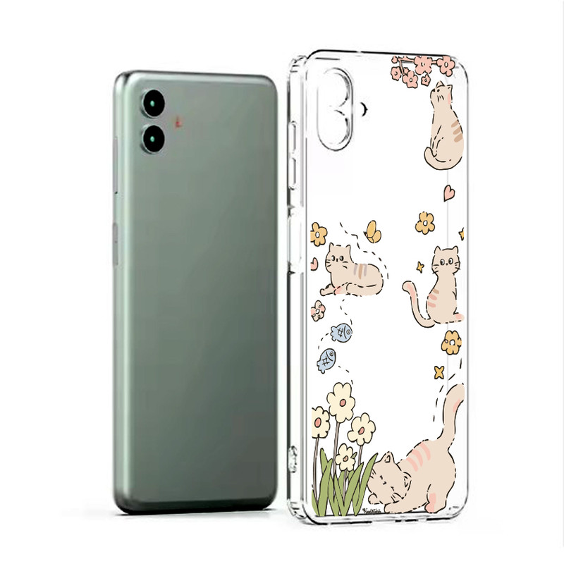 کاور مدل Cat & Flower مناسب برای گوشی موبایل اپل IPhone 16