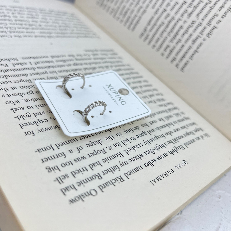 گوشواره زنانه ژوپینگ مدل کارتی کد E4971