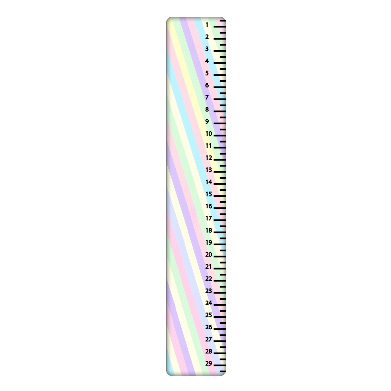 خط کش 30 سانتی متر طرح رنگی کد 233