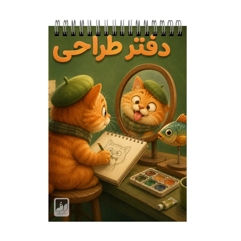 دفتر طراحی 60 برگ نشر رف مدل پیشو کد A5-67
