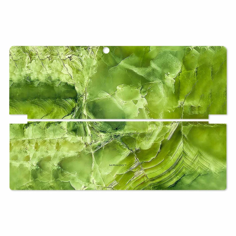 برچسب پوششی ماهوت مدل Green Crystal Marble مناسب برای تبلت لنوو Miix 510 2016