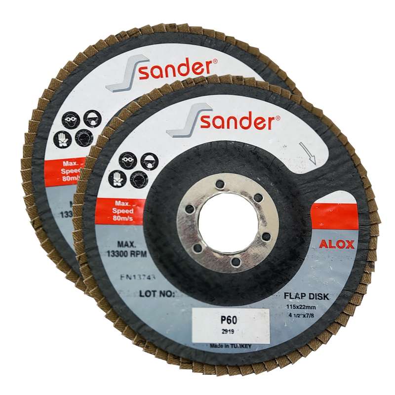 سنباده فلاپ دیسک ساندر مدل HT - 006 مجموعه دو عددی