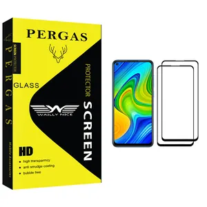 Waily Nice Pergas Glass Screen Protector For Xiaomi Redmi Note 9 Pack Of 2