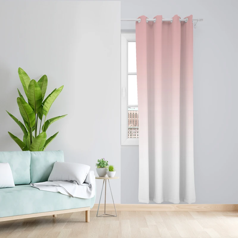 پرده طرح دو رنگ مدل مخمل پانچی کد L 538 Z سایز 140x200 سانتی متر