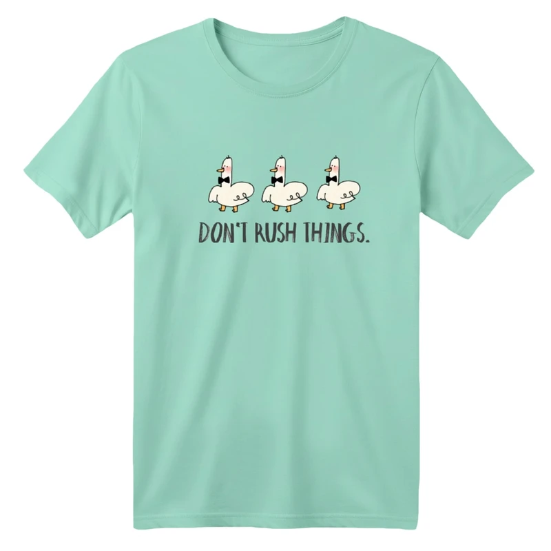 تی شرت آستین کوتاه بچگانه مدل اردک ها و پاپیون