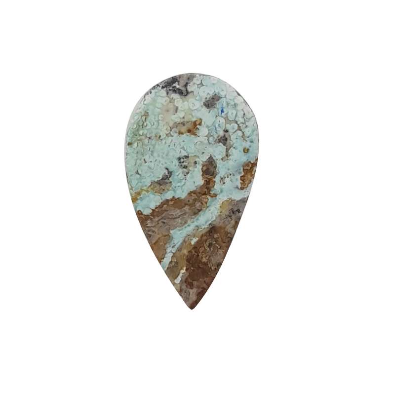 سنگ فیروزه نیشابور مدل اشکی کد NG2217
