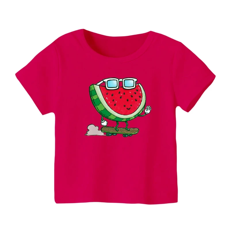 تی شرت آستین کوتاه بچگانه مدل هندوانه یلدایی کد 3