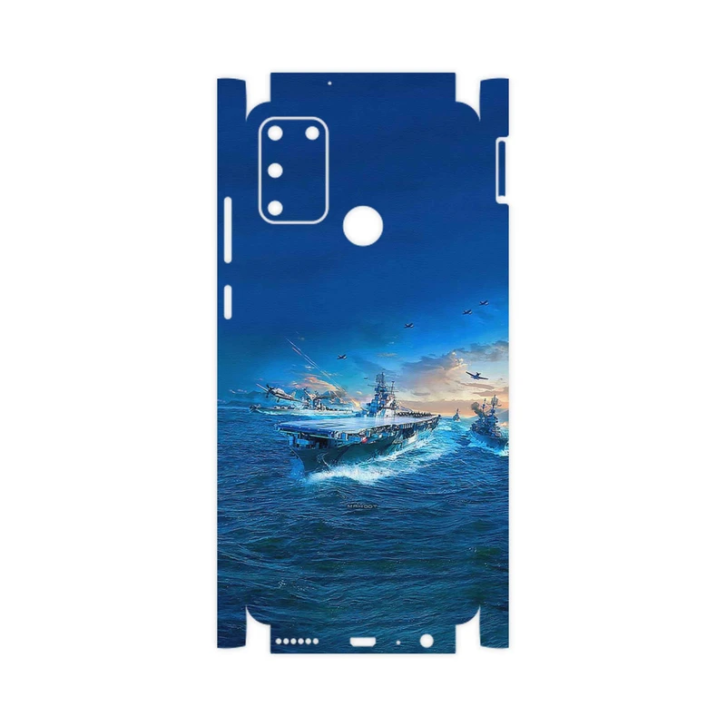 برچسب پوششی ماهوت مدل Warship-FullSkin مناسب برای گوشی موبایل آنر 9A