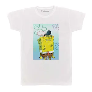 تی شرت بچگانه پرمانه طرح باب اسفنجی کد pmt.1182