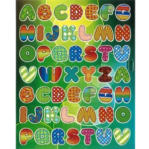 برچسب طرح حروف انگلیسی کد NGH 079A