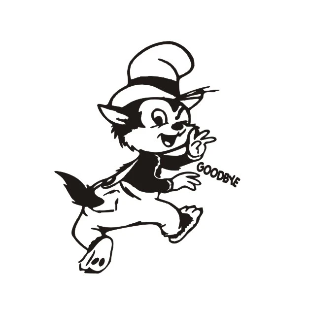 برچسب بدنه خودرو لیزارد مدل فانتزی طرح GOODBYE کد LZD-758