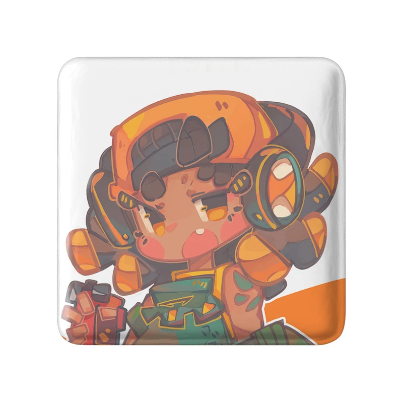 مگنت خندالو طرح بازی ولورانت (Valorant) مدل مربعی کد 33073