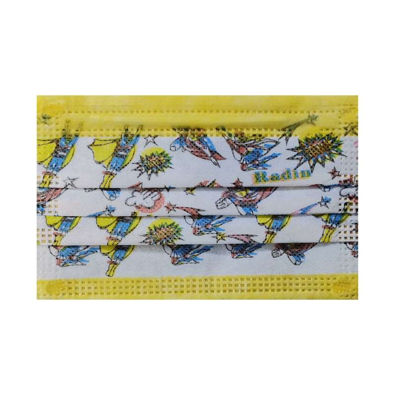 ماسک تنفسی کودک مدل رنگارنگ مجموعه ۱۰۰ عددی