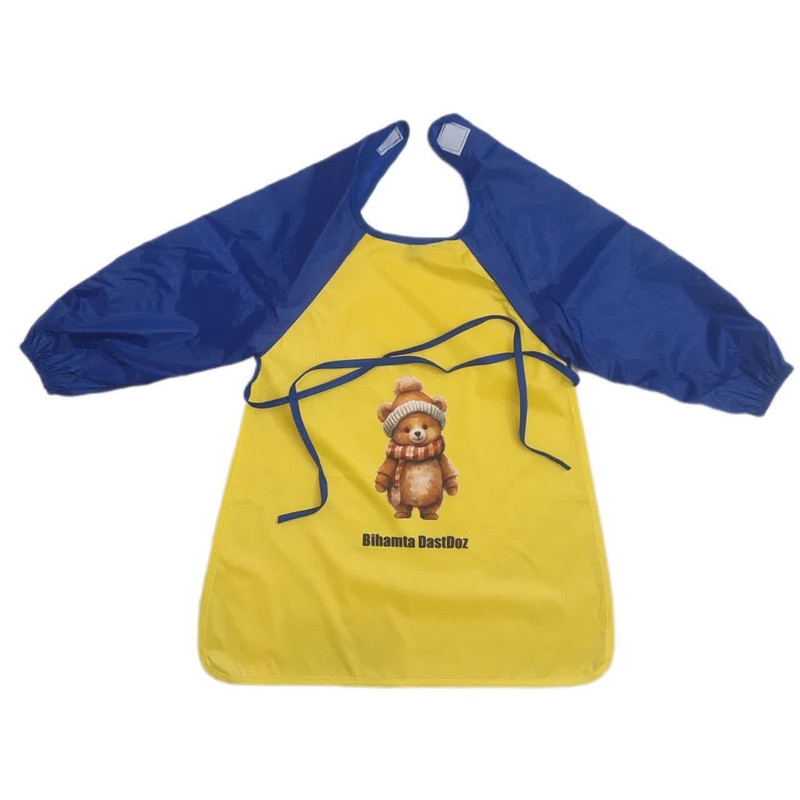 پیشبند نقاشی بی همتا دست دوز مدل خرس کوچولو کد BY110P