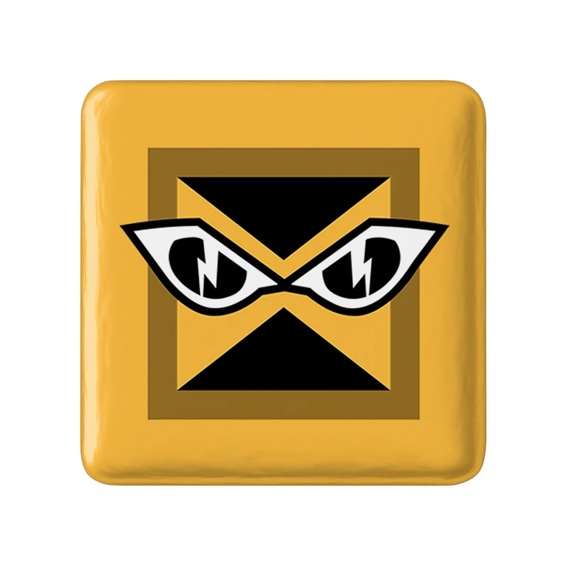 مگنت خندالو طرح  iq بازی رینبو سیکس سیج  مدل مربعی کد 30355