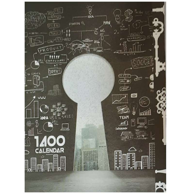 تقویم جیبی سال 1400 مدل اسرار موفقیت کد 015