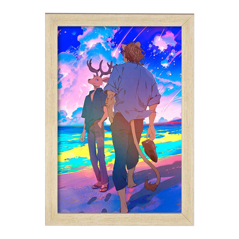 تابلو خندالو مدل لوییس و ایبوکی انیمه بیستارز کد 33448