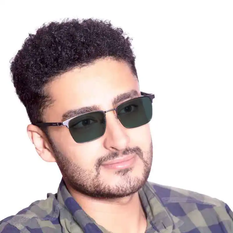 عینک آفتابی مدل مستطیلی  UV400 کد ST6207SS