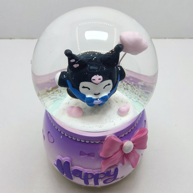 گوی موزیکال مدل چراغ دار طرح کرومی