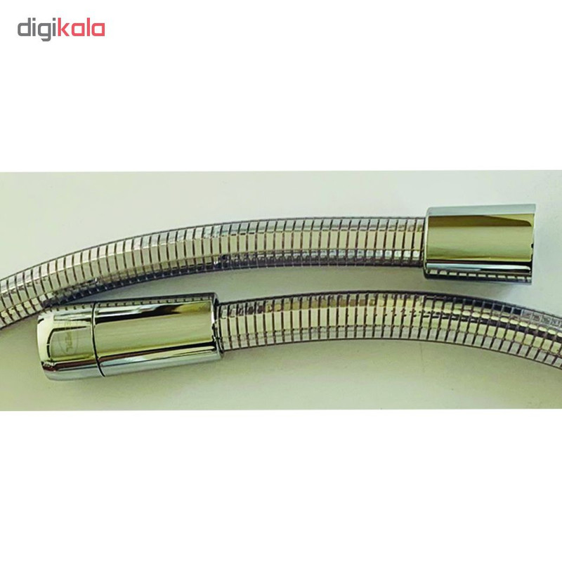 شلنگ توالت نئوپرل مدل متالیک کروم کد SLC