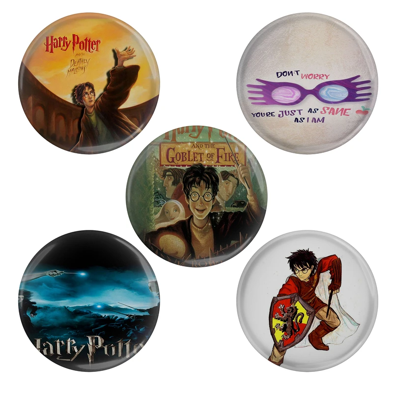 پیکسل مدل S5-5 طرح فیلم هری پاتر ویزلی گرنجر ولدمورت مجموعه 5 عددی